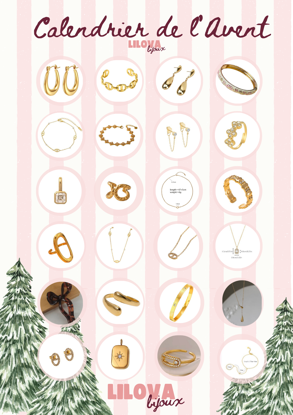 PRE-COMMANDE CALENDRIER DE L'AVENT đ©· Paillettes