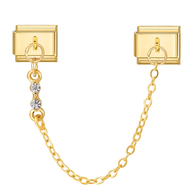 charm chaine strass