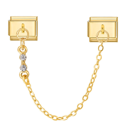 charm chaine strass