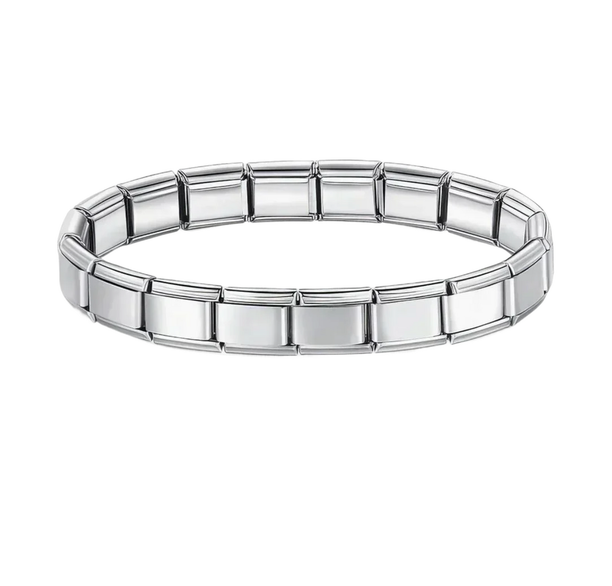 Bracelet italien modulable – acier inoxydable or ou argent